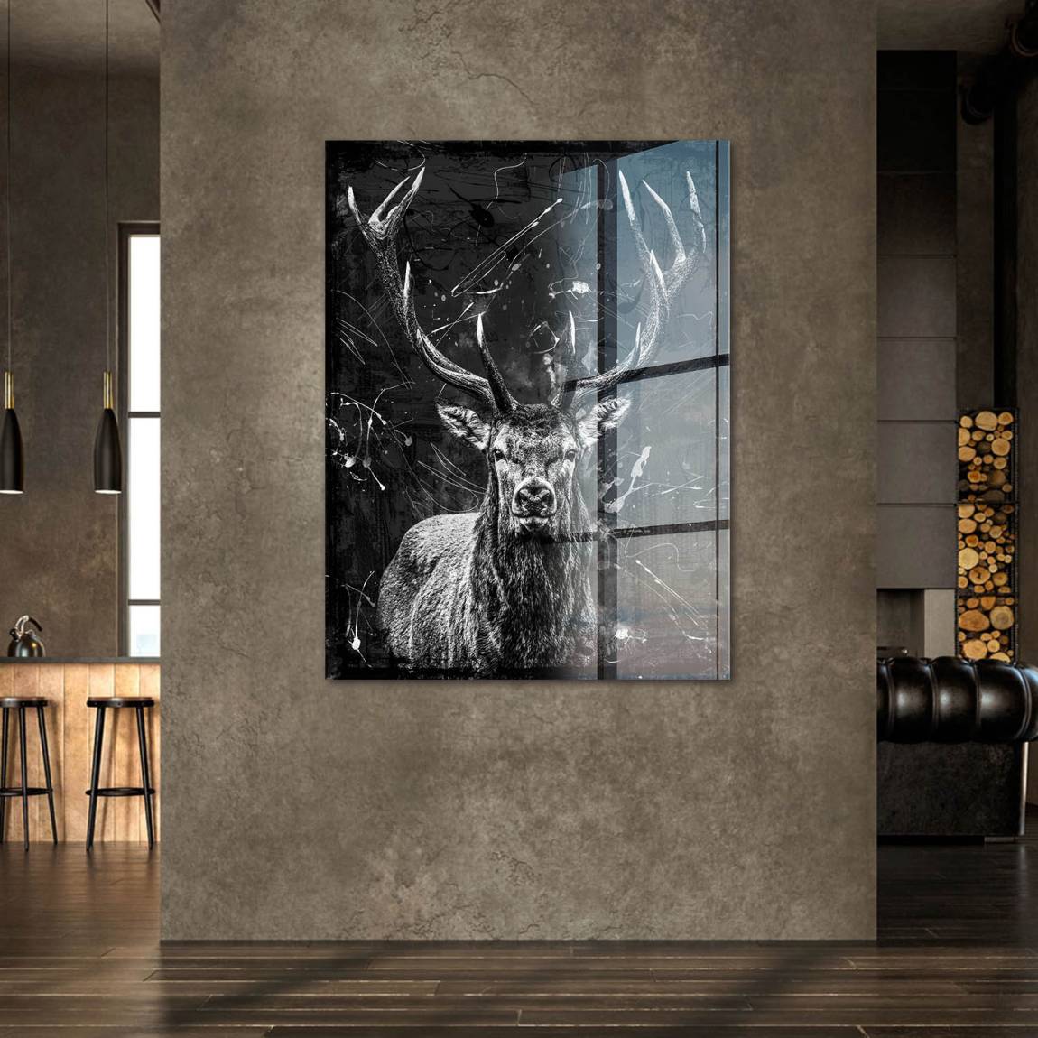 Hirsch Prestige Acrylglasbild