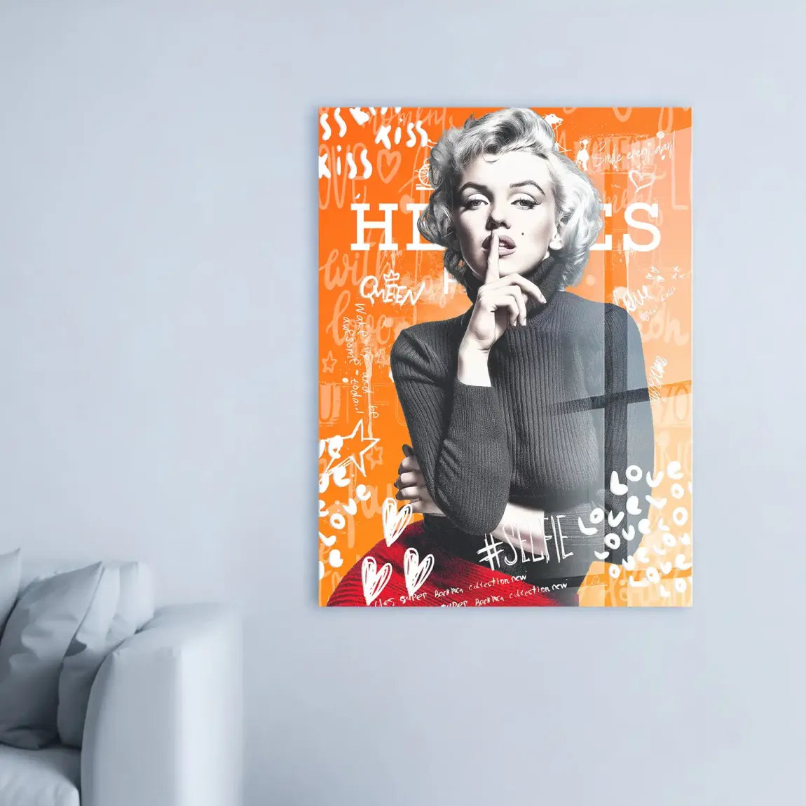 Queen of Silence Pop Acrylglasbild INGALERIE
