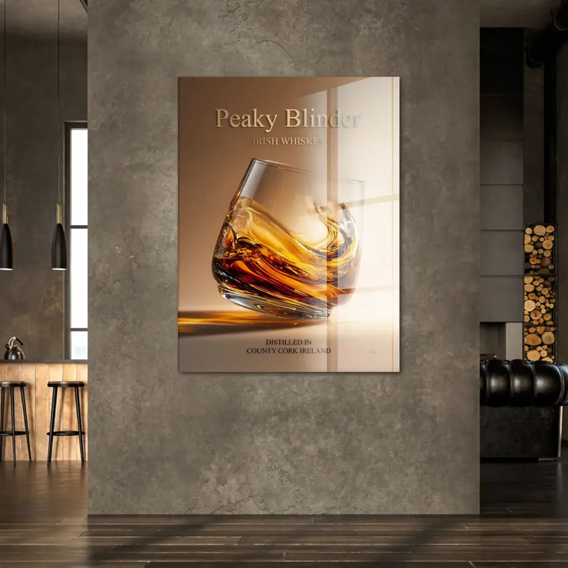 Peaky Whiskey Acrylglasbild