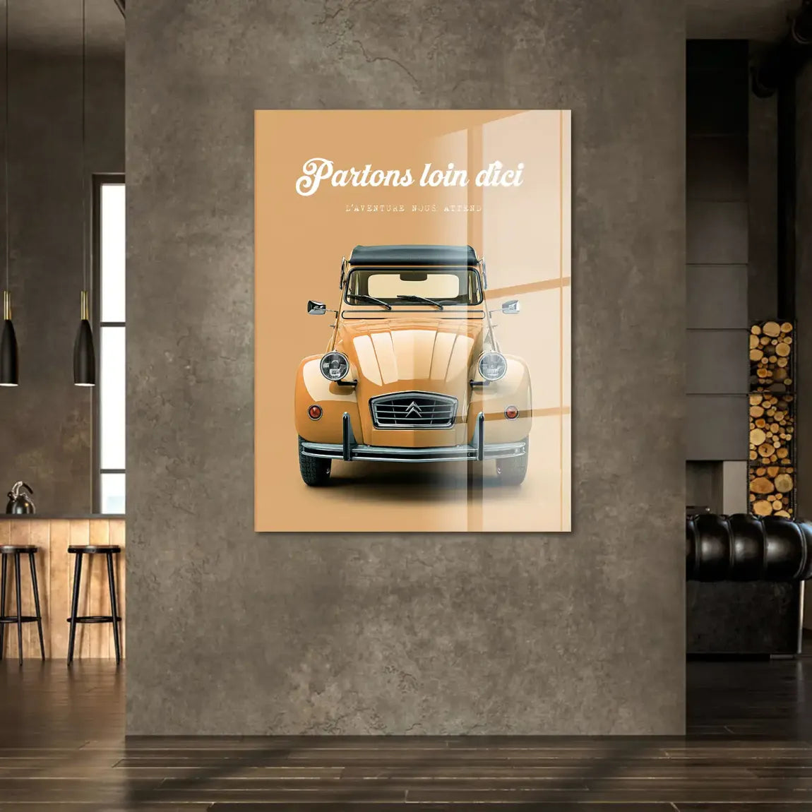 Citroen 2CV Voyage Acrylglasbild