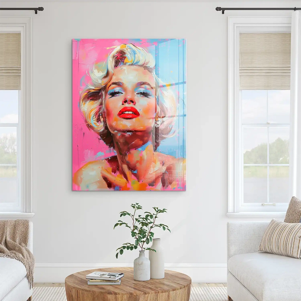 Marilyn Monroe Color Style Acrylglas Bild INGALERIE