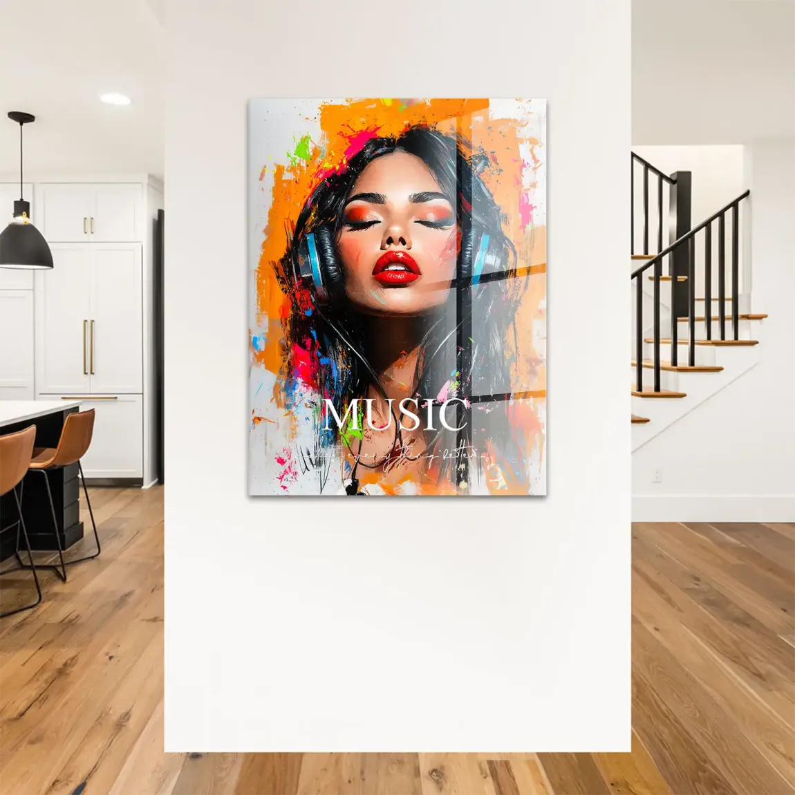 Music Soul Acrylglasbild