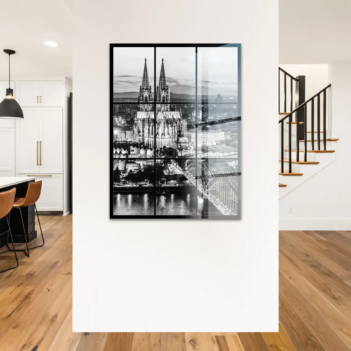 Köln Night Vision Acrylglasbild