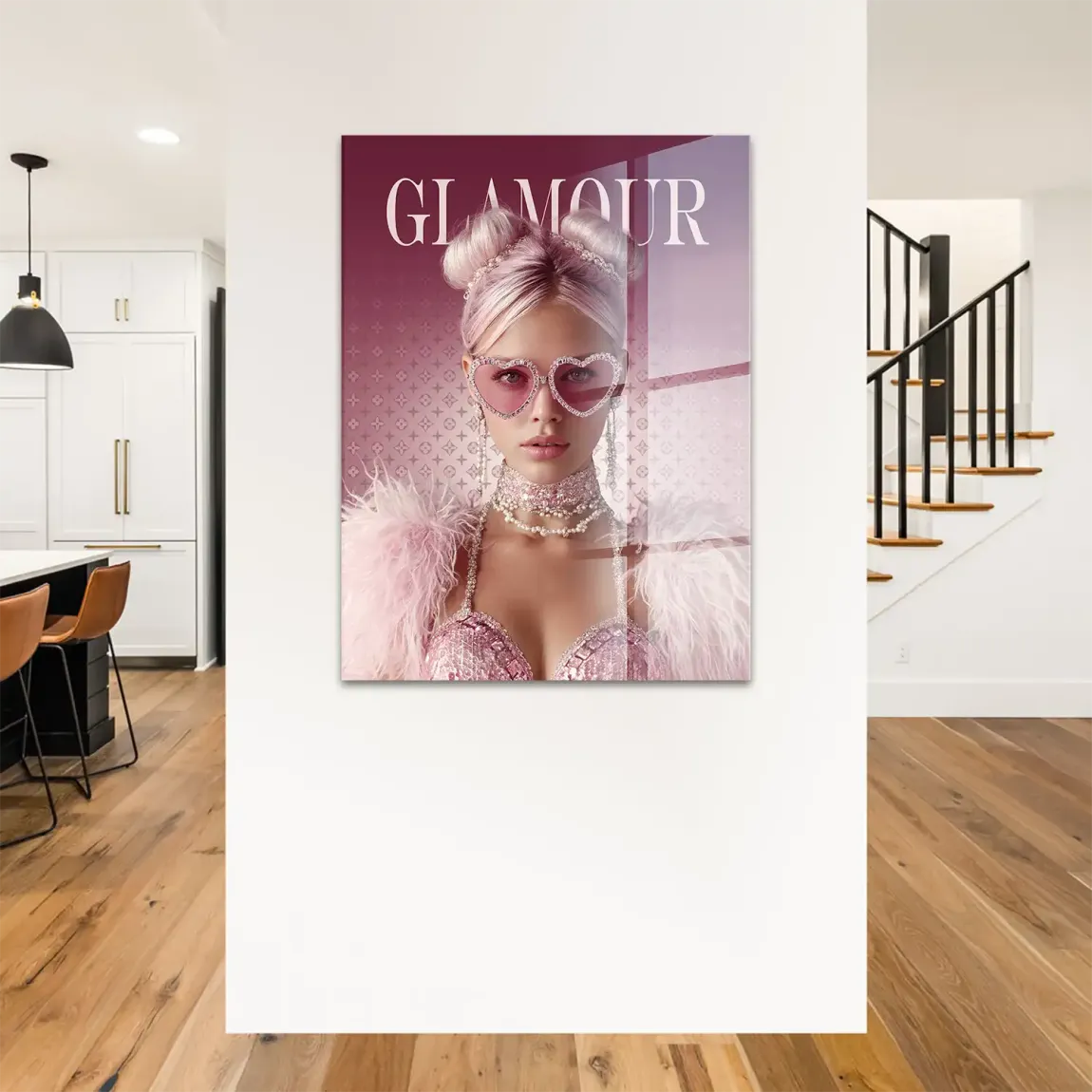 Glamour Lady Acrylglasbild