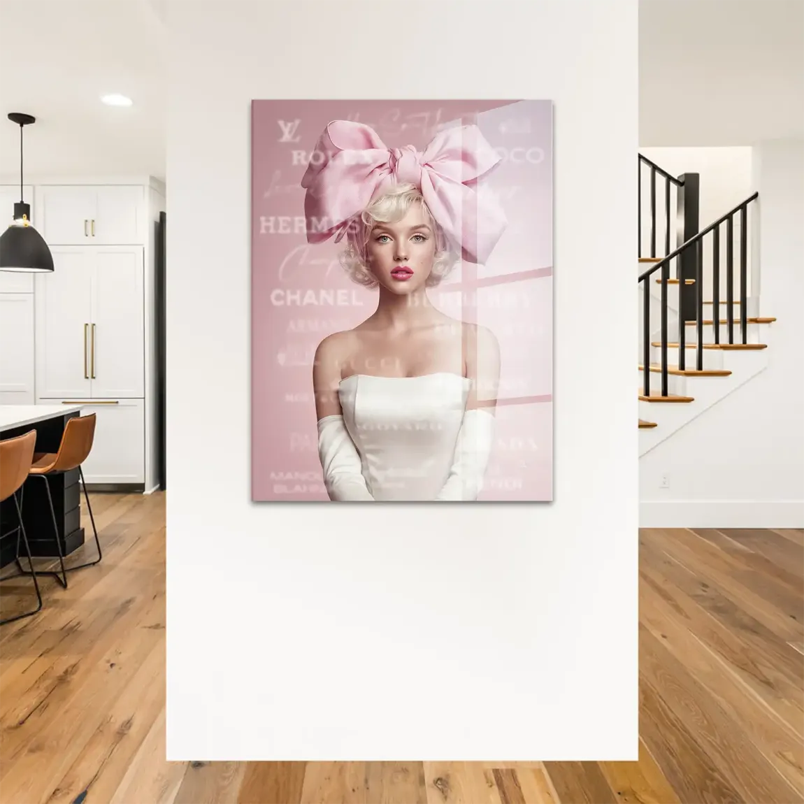 Marilyn Monroe Couture Pop Art Acrylglasbild