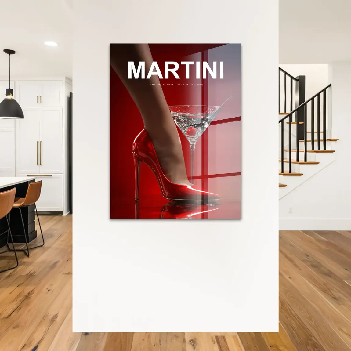 Martini Red Desire Acrylglasbild