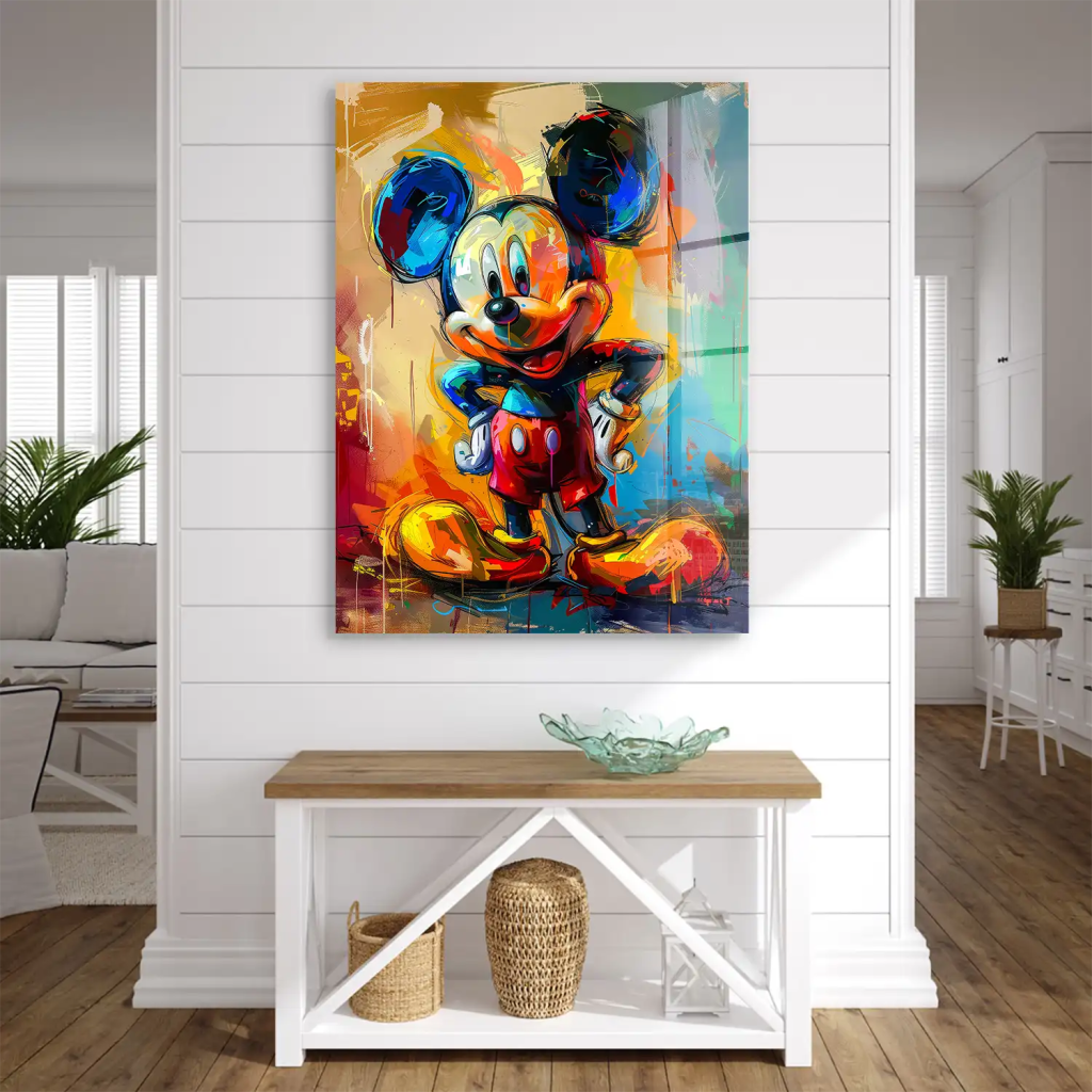 Micky Abstrakt Paint Acrylglas Bild INGALERIE