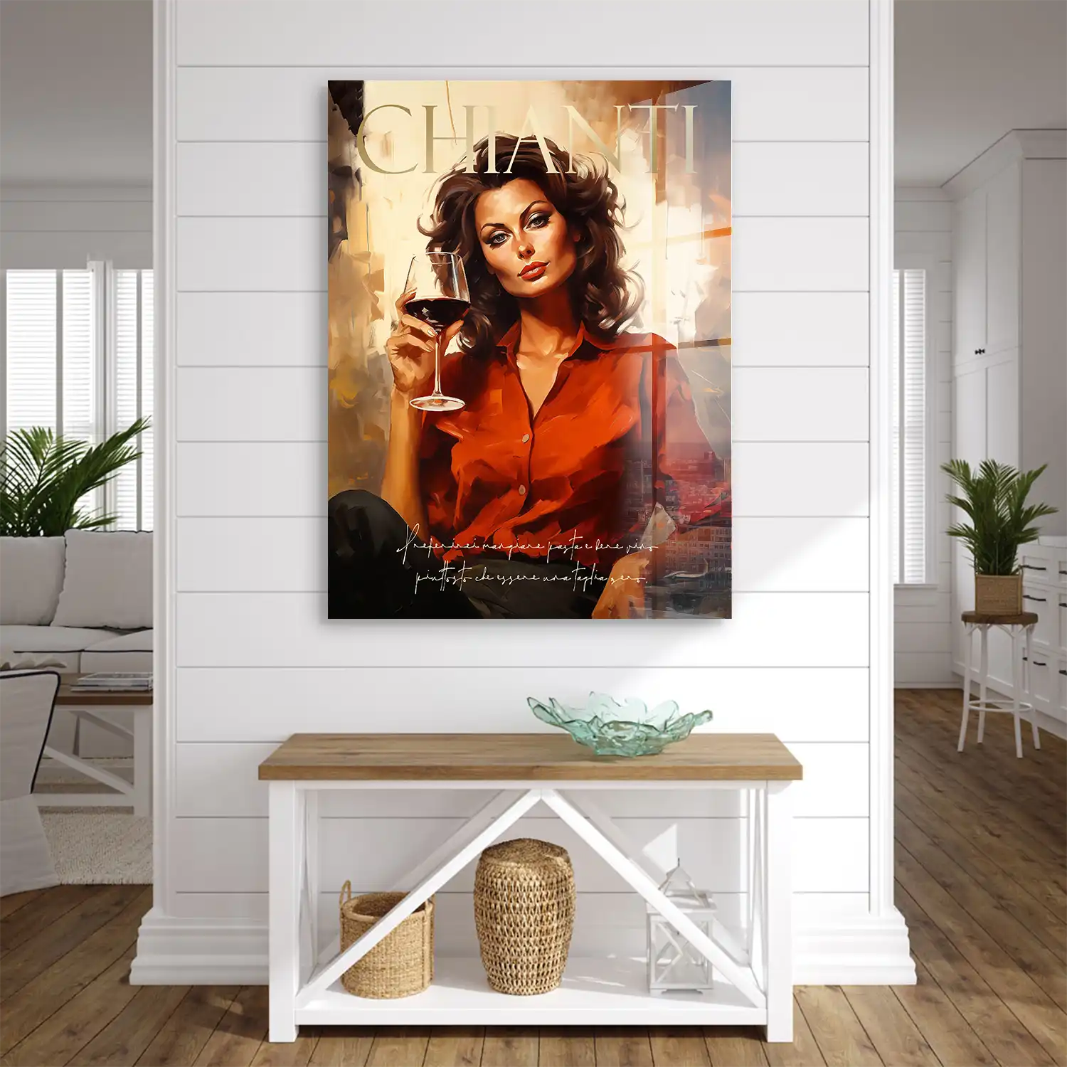 Sophia Chianti Acrylglas Bild INGALERIE