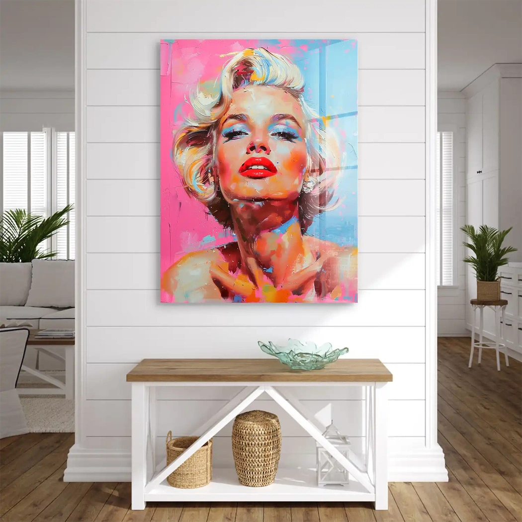 Marilyn Monroe Color Style Acrylglas Bild INGALERIE