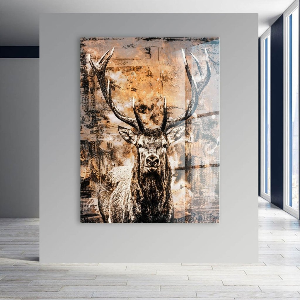 Hirsch Modern Style Acrylglas Bild INGALERIE