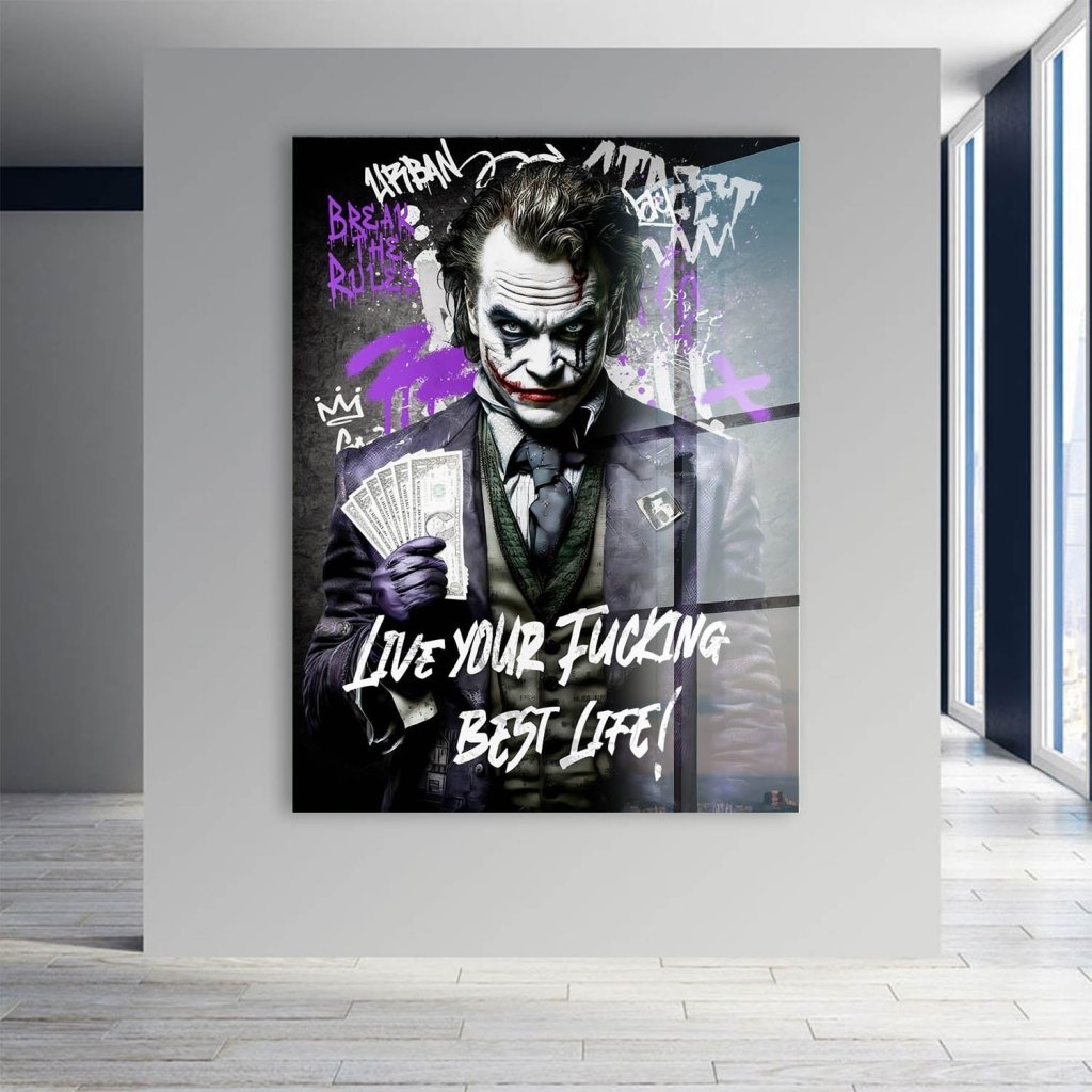 Joker Best Life Style Acrylglas Bild INGALERIE