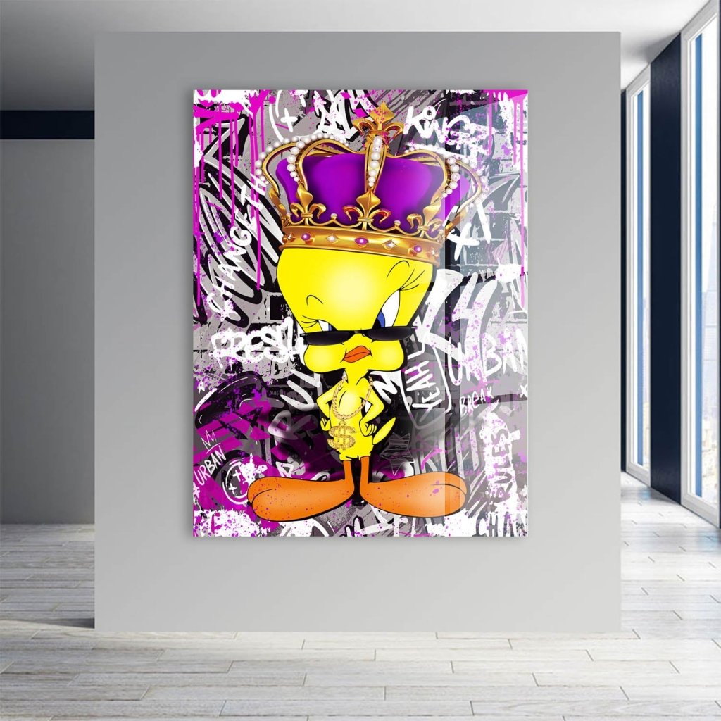 Pop Art Tweety King Acrylglas Bild INGALERIE