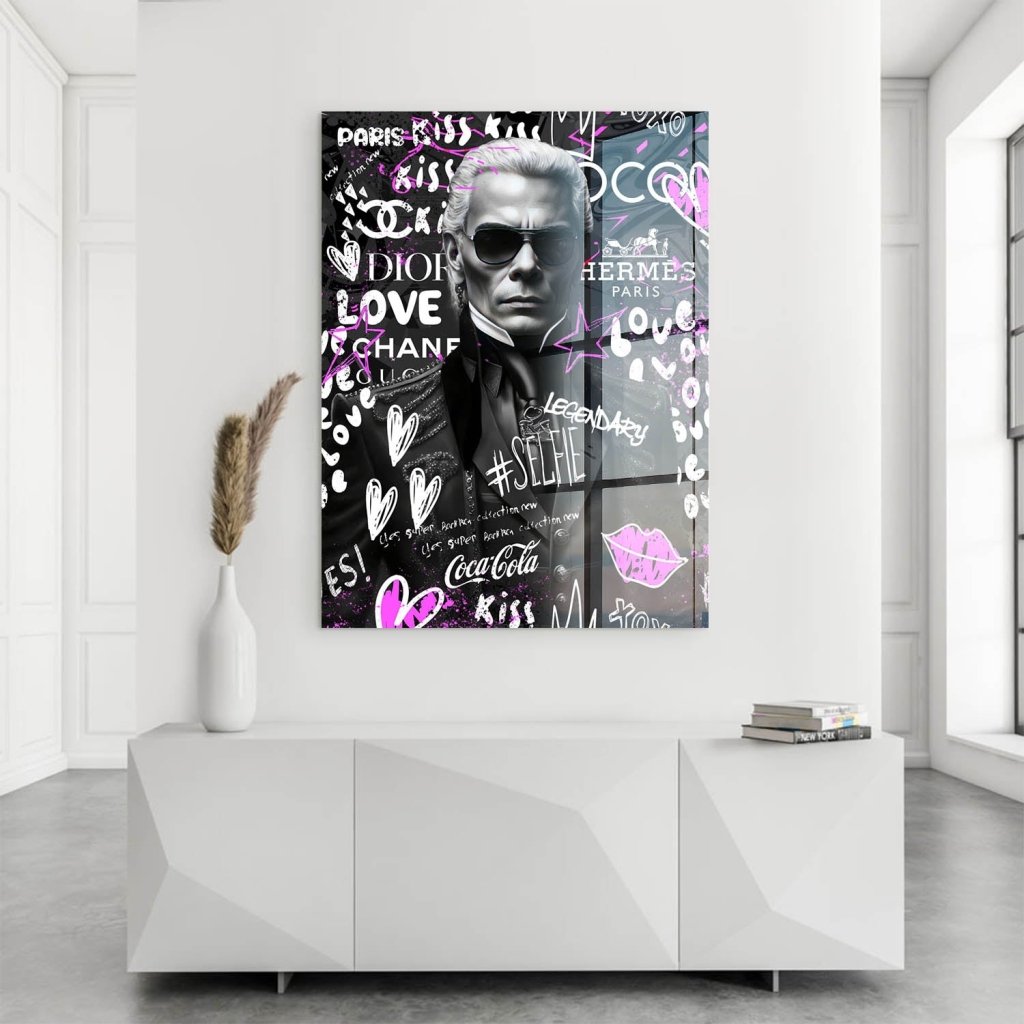 Karl Pop Art Style Acrylglas Bild INGALERIE