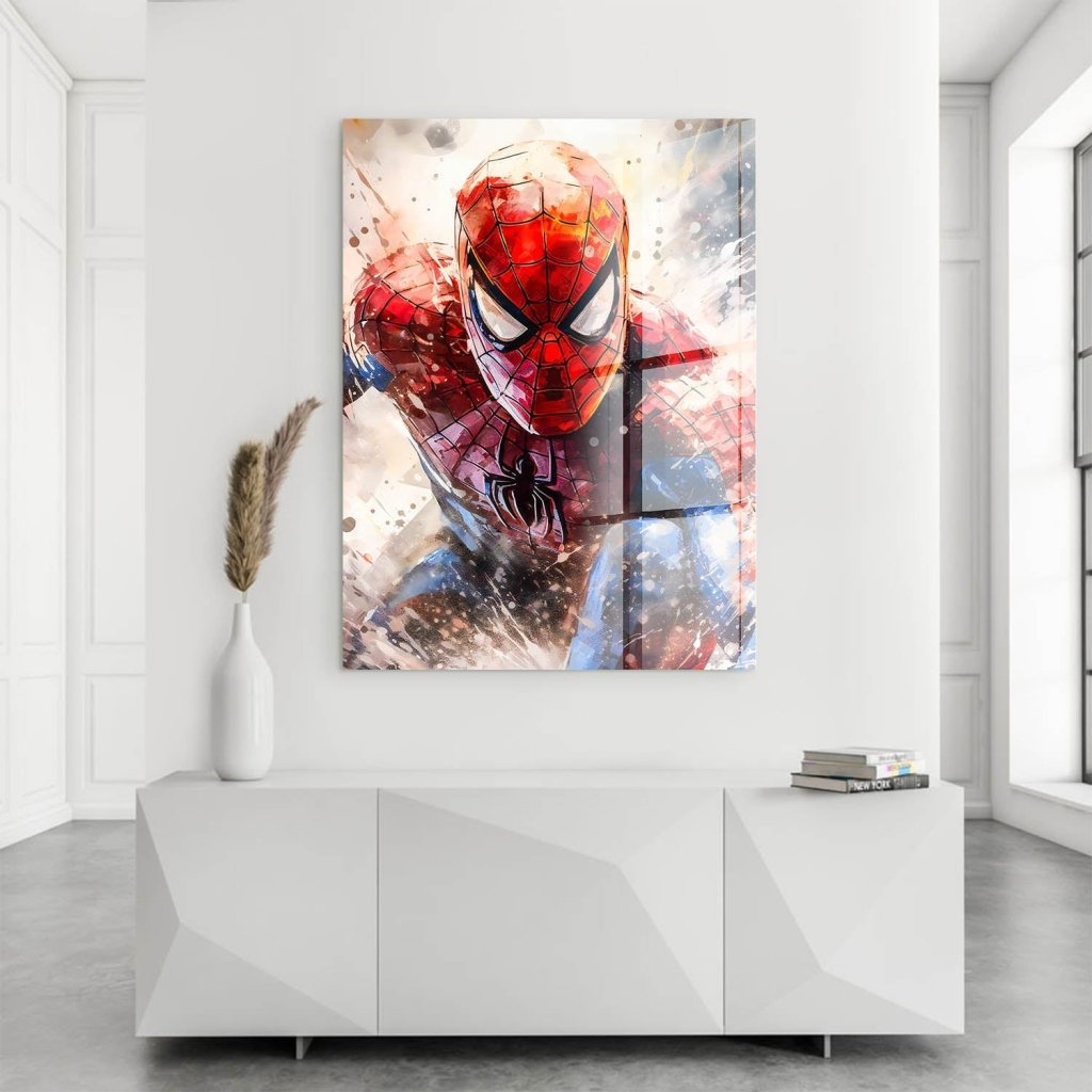 Pop Art Acrylglas Bild Spiderman Abstrakt INGALERIE