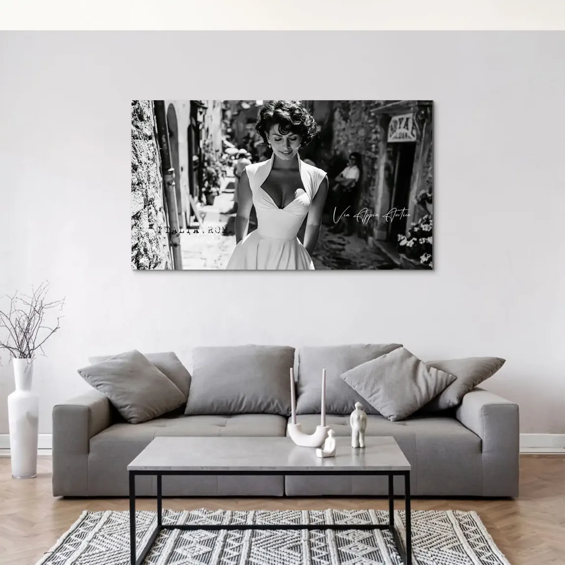 Sophia Loren Roma Alu Dibond Wandbild