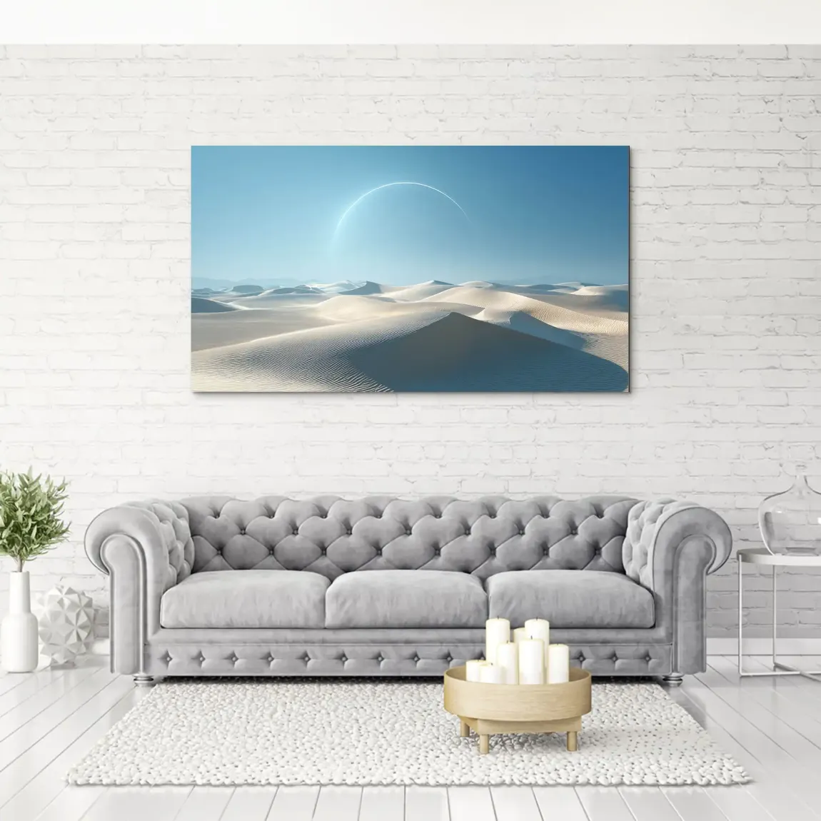 White Desert Aludibond Bild