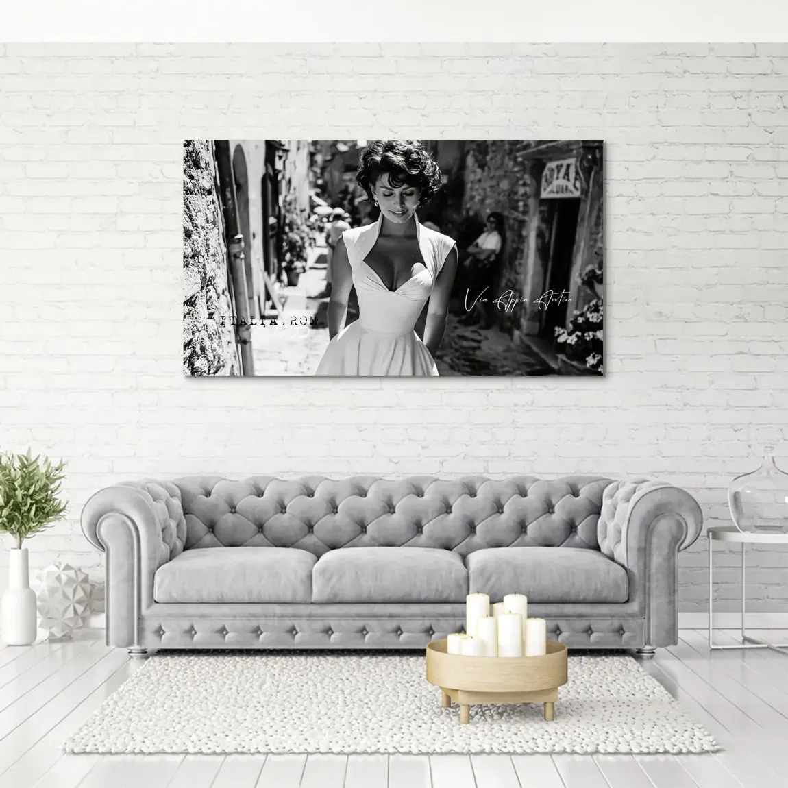 Sophia Loren Roma Alu Dibond Wandbild