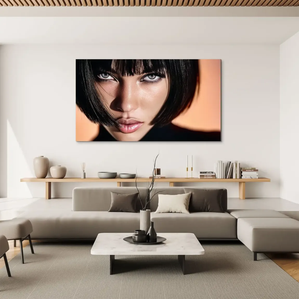 Silent Gaze Aludibond Bild