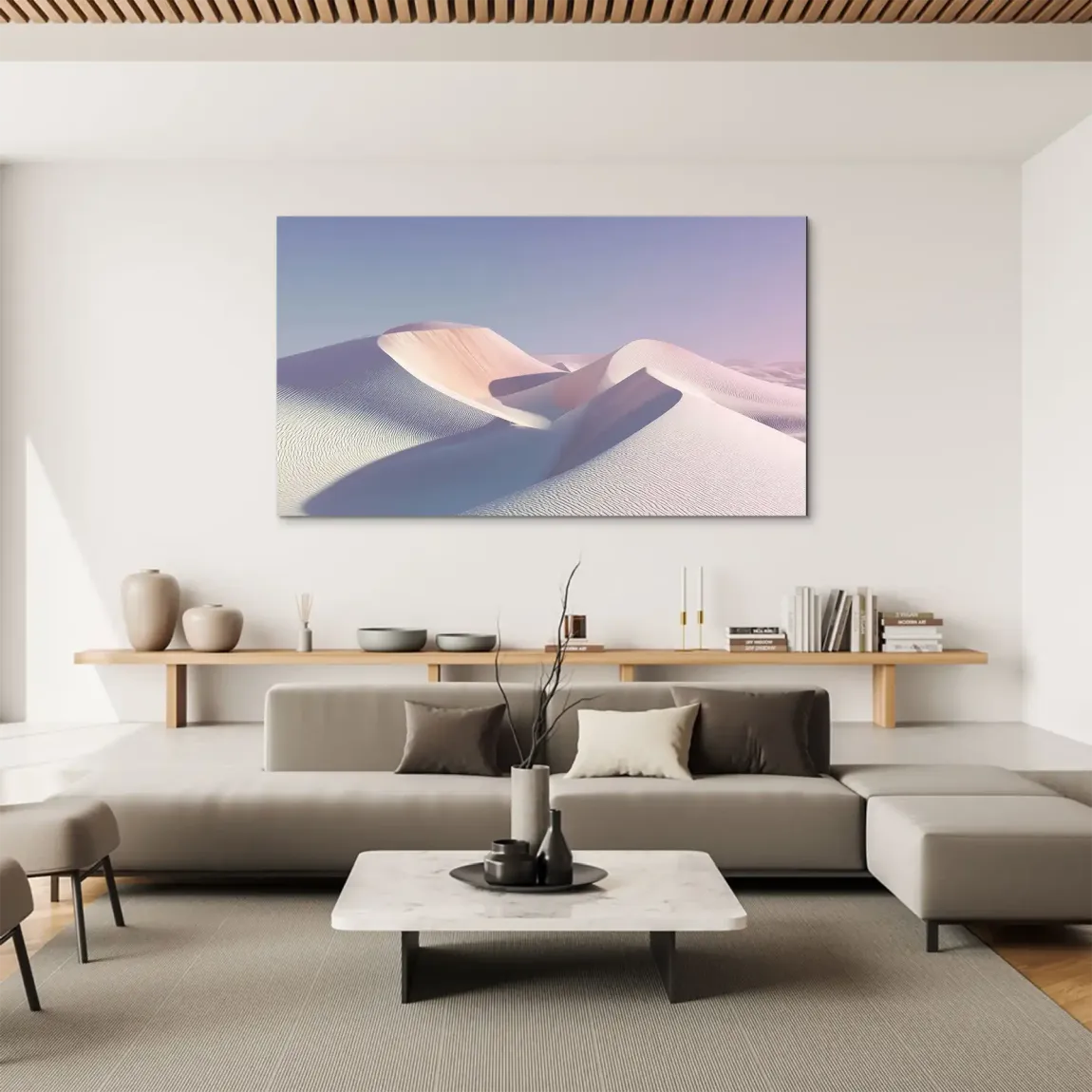 White Sand Aludibond Bild