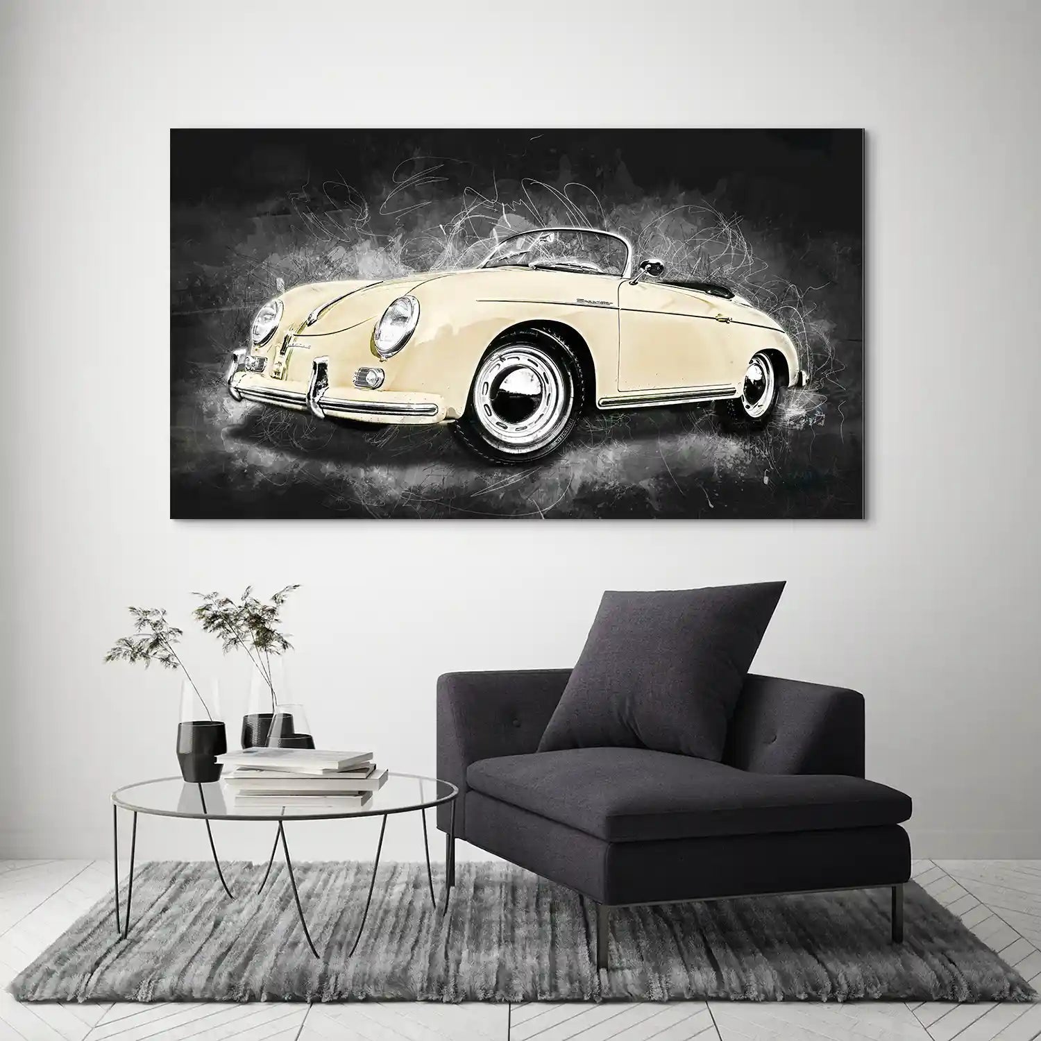 Ivory Elegance – Porsche Speedster 365 Alu Bild INGALERIE