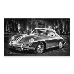 Porsche 356 Modern Aludibond Bild