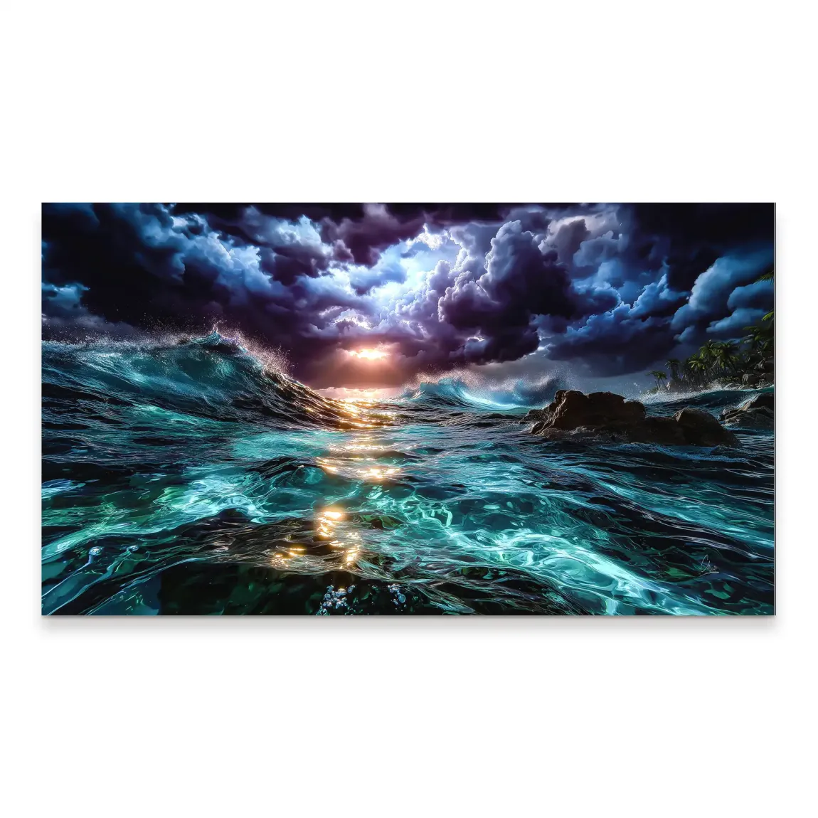Ocean Storm Aludibond Bild
