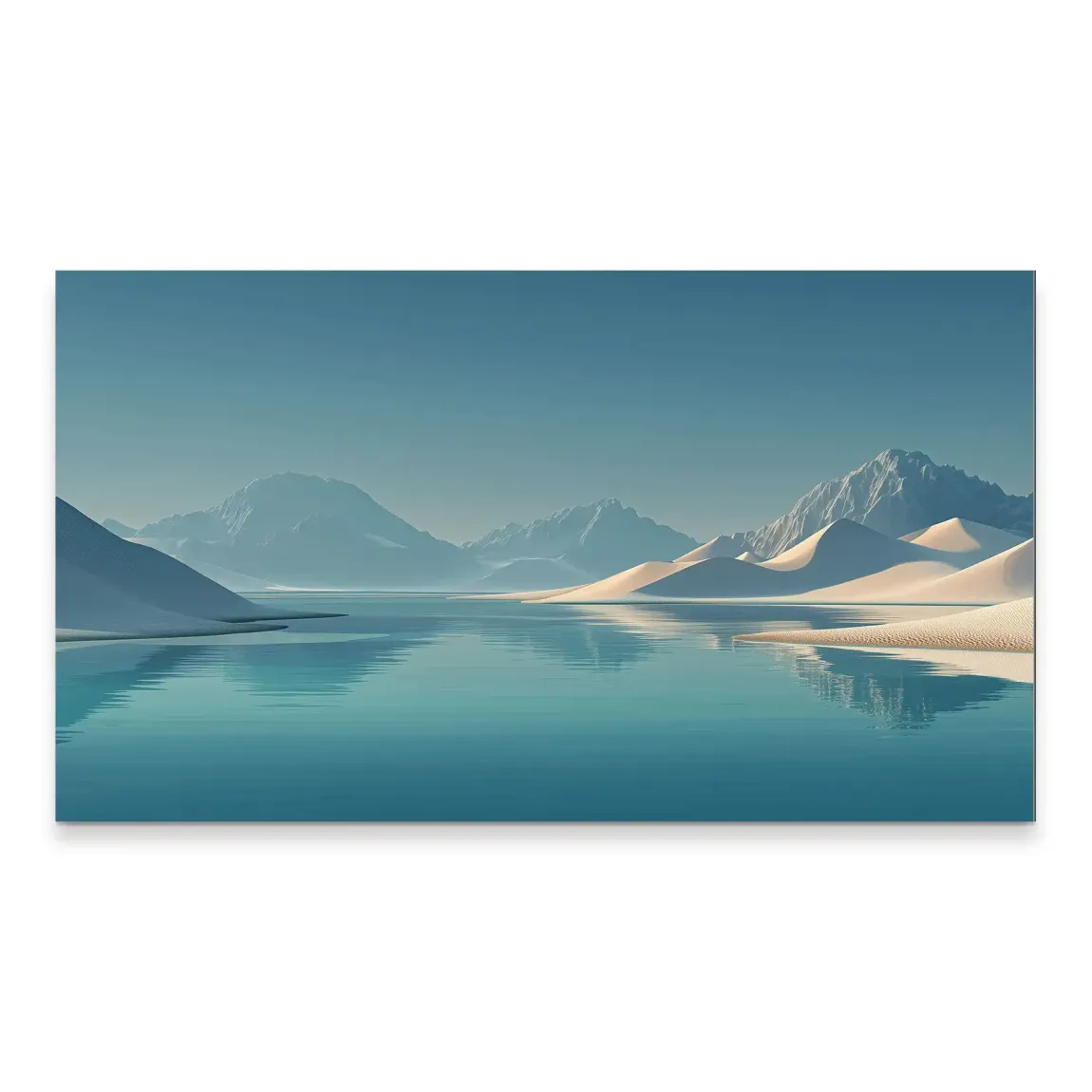 Desert Silence Aludibond Bild