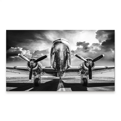 DC3 Flugzeug Aludibond Bild