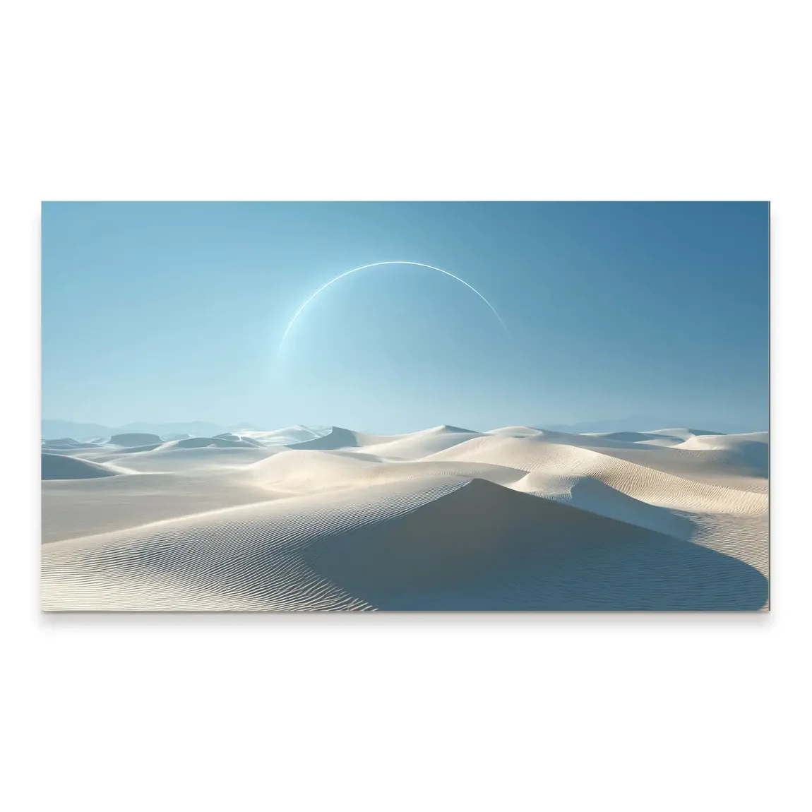 White Desert Aludibond Bild