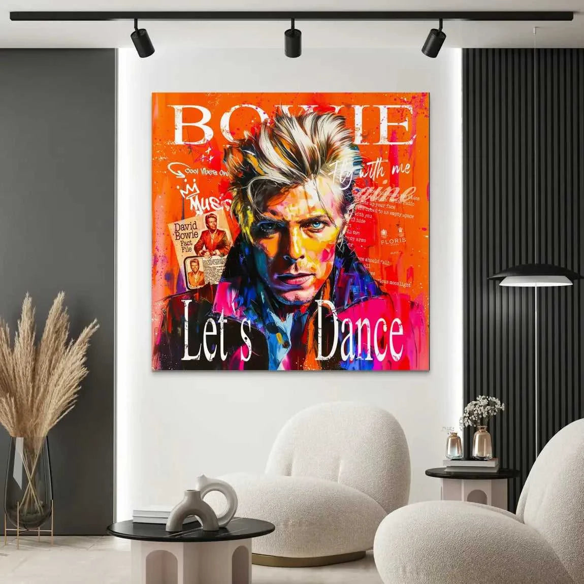 David Bowie Sound and Color AluDibond Bild INGALERIE