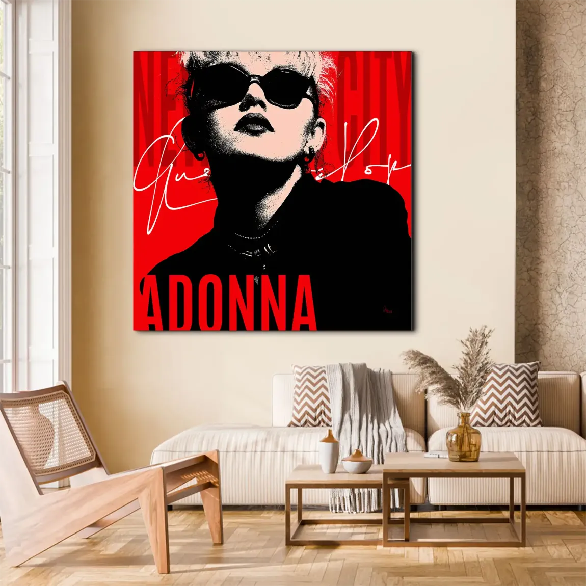 Madonna Pop Alu Dibond Bild