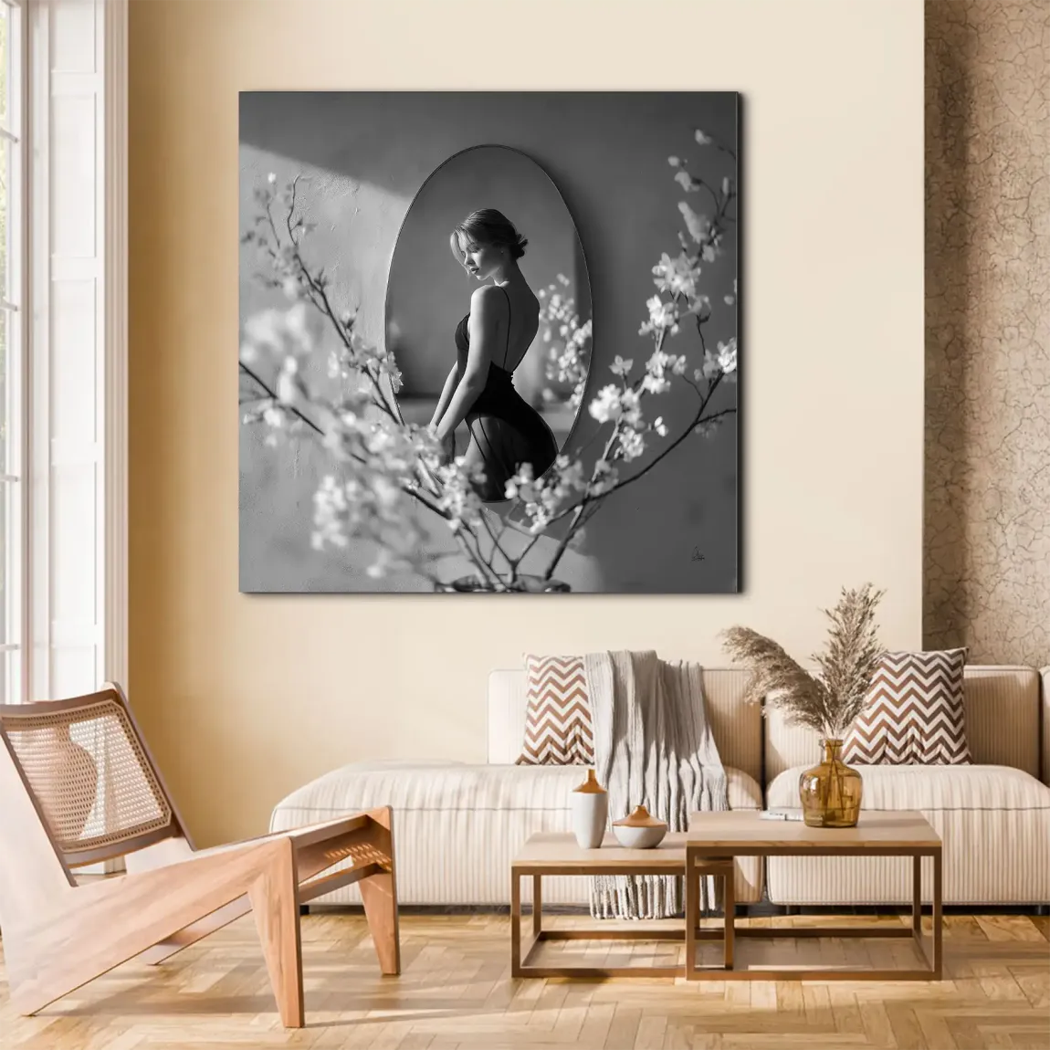 Velvet Muse Alu Dibond Bild