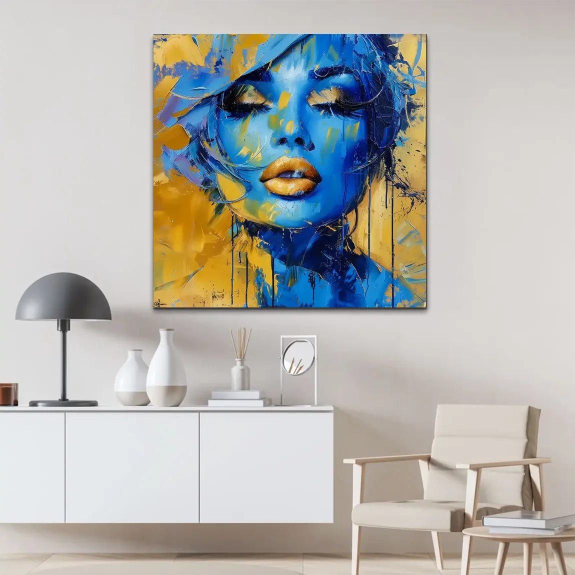 La Donna Alu Dibond Bild