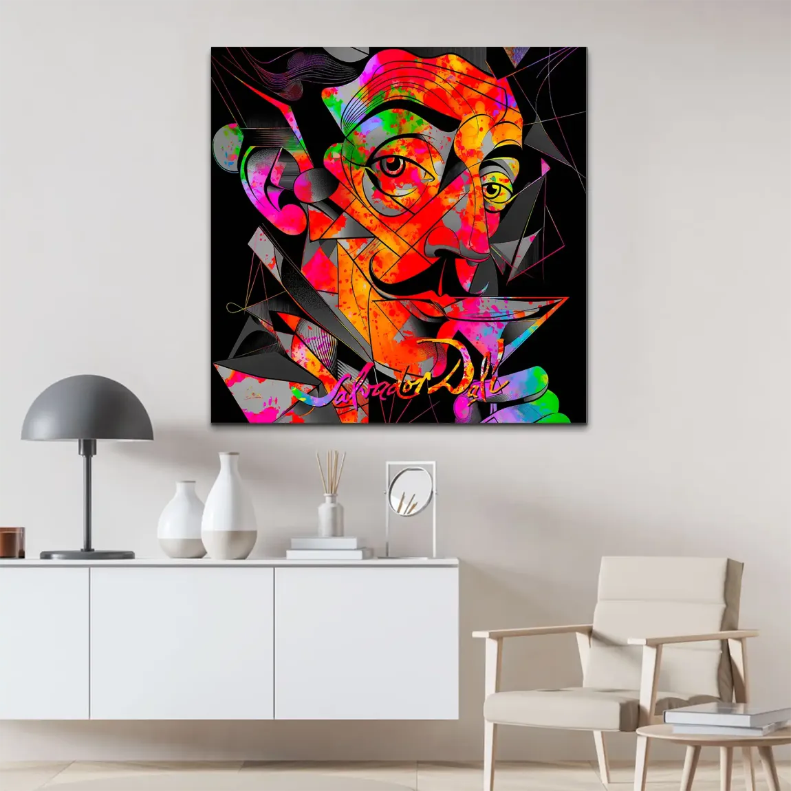 Infinite Mind Salvador Dalí AluDibond Bild - INGALERIE | Dein Onlineshop für moderne Wandbilder