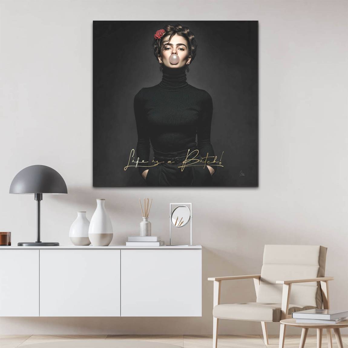 Fridas Life Alu Dibond Bild