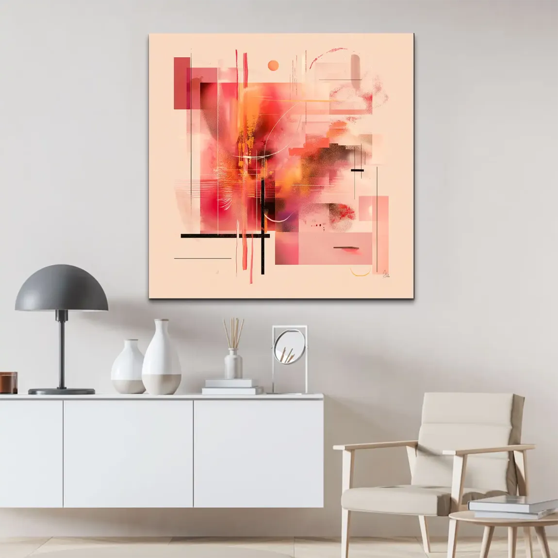 Infinite Glow Alu Dibond Bild