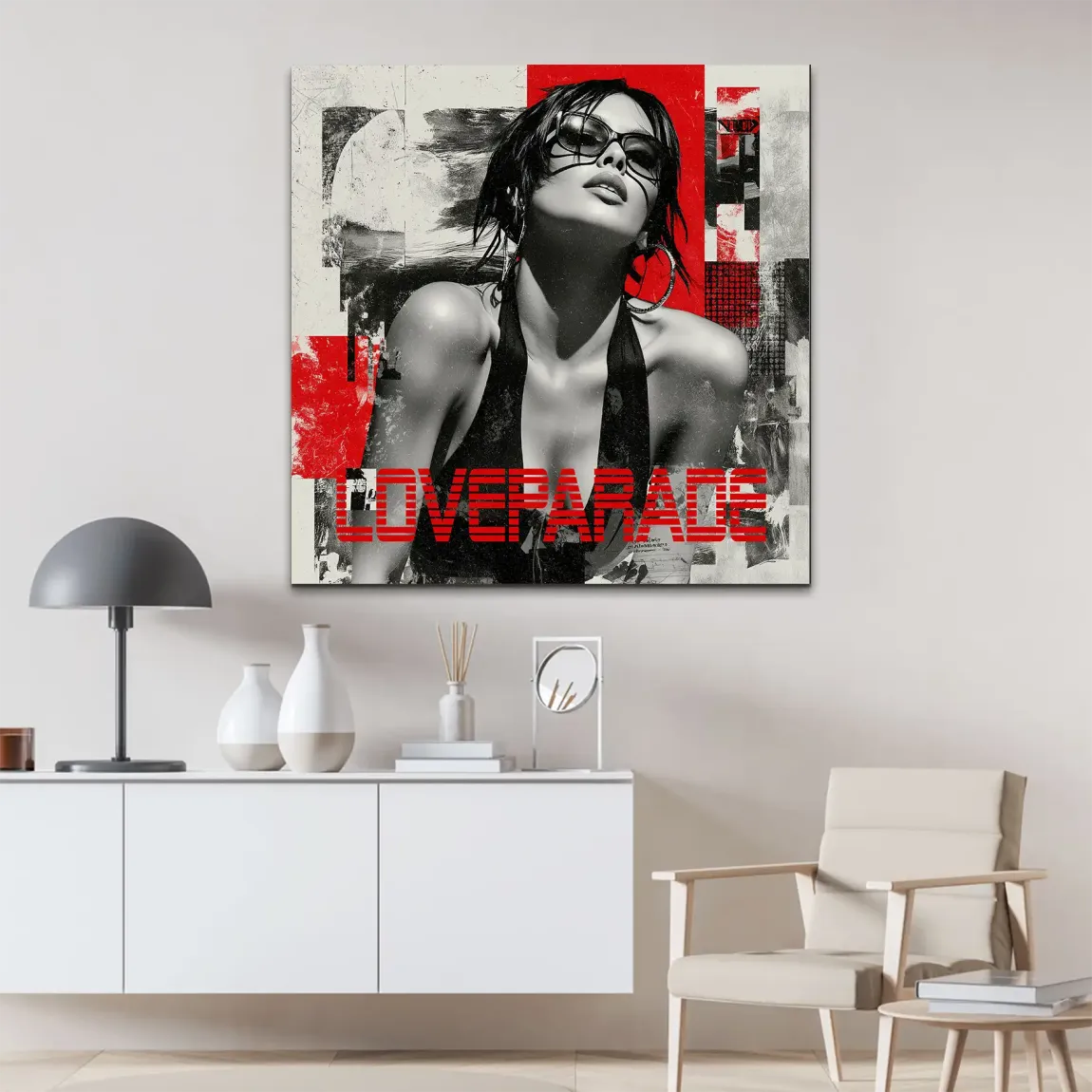 Loveparade Beauty Alu Dibond Bild