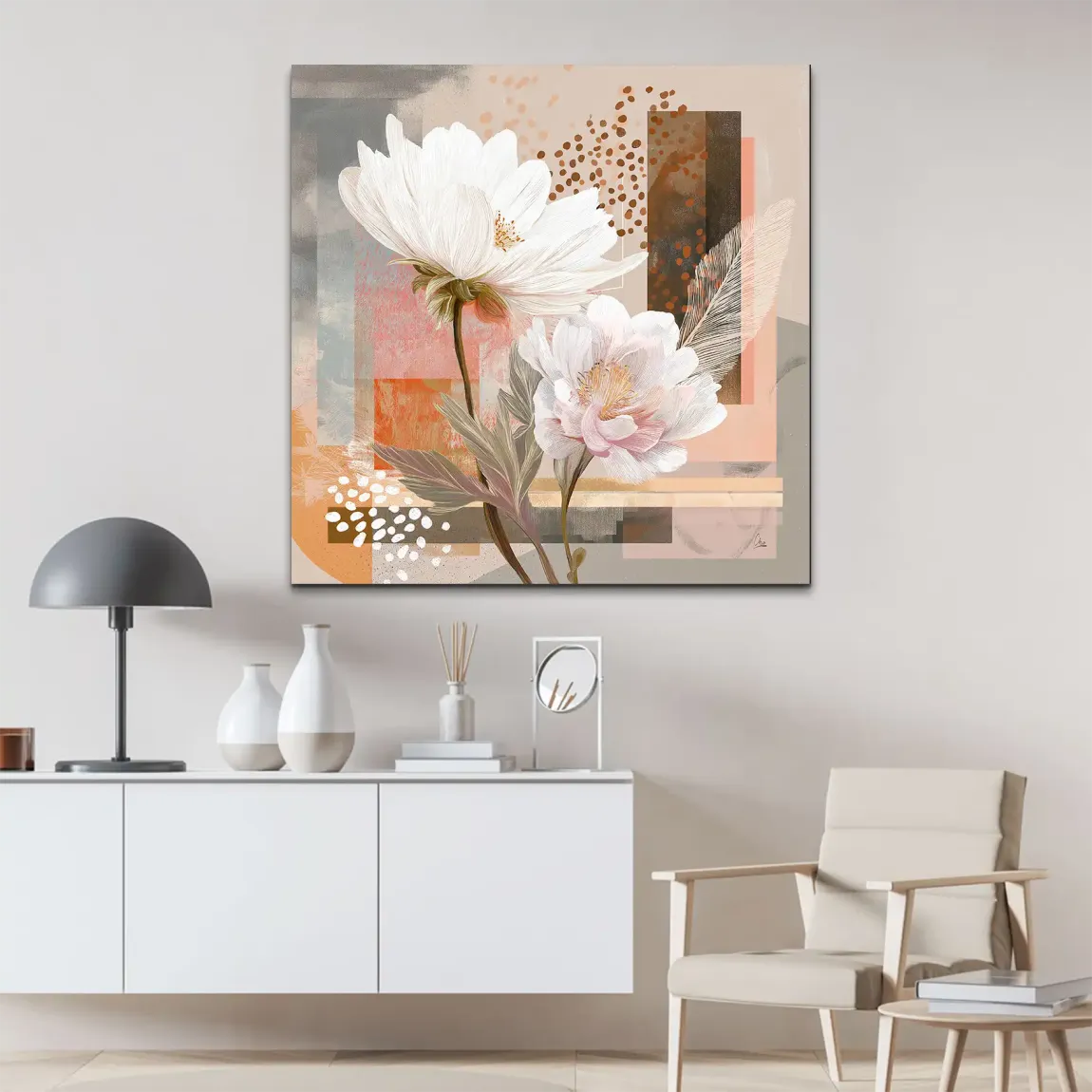 Soft Bloom Alu Dibond Bild