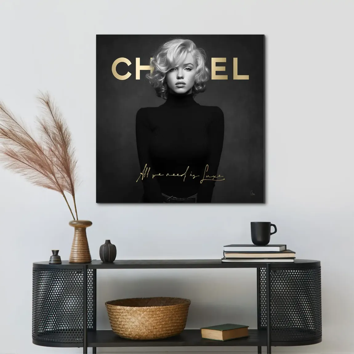 Marilyn Luxe Art Alu Dibond Bild