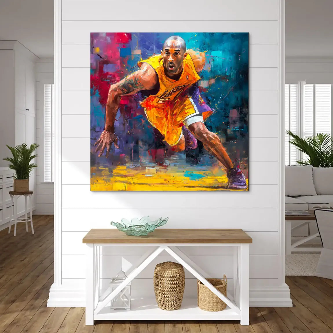 Kobe In Action AluDibond Bild INGALERIE