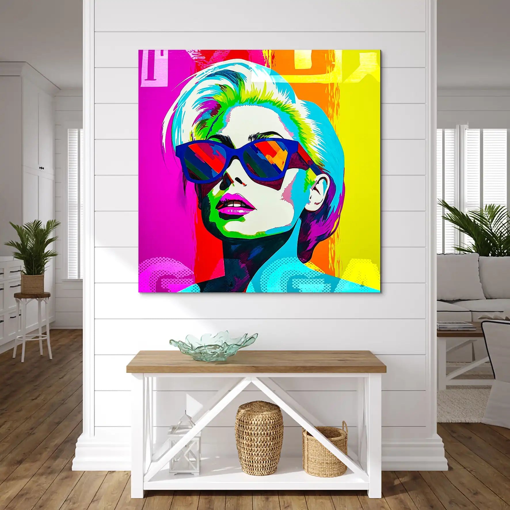 Lady G. Pop Art AluDibond Bild INGALERIE