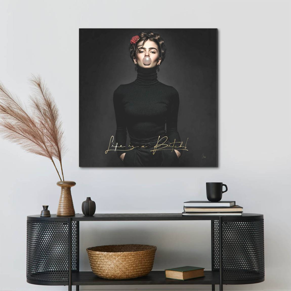 Fridas Life Alu Dibond Bild