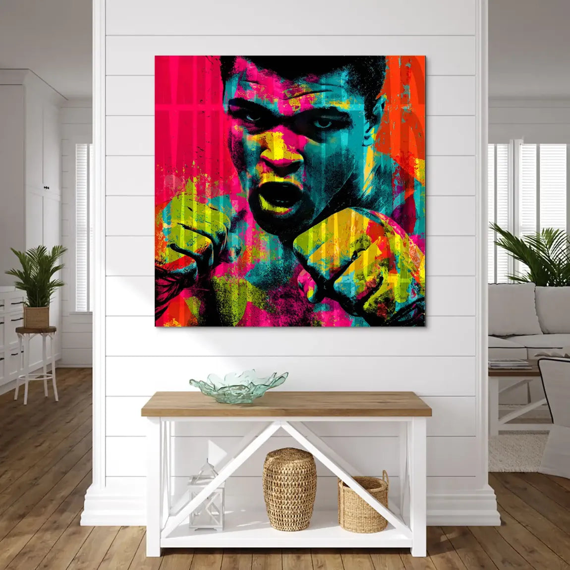 Muhammad Ali The Greatest in Color AluDibond Bild INGALERIE