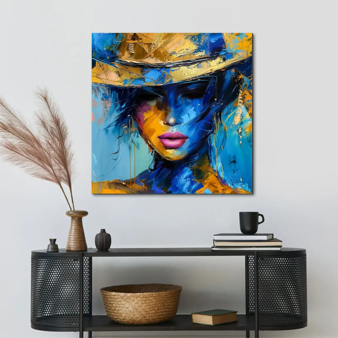 Golden Shade Alu Dibond Bild