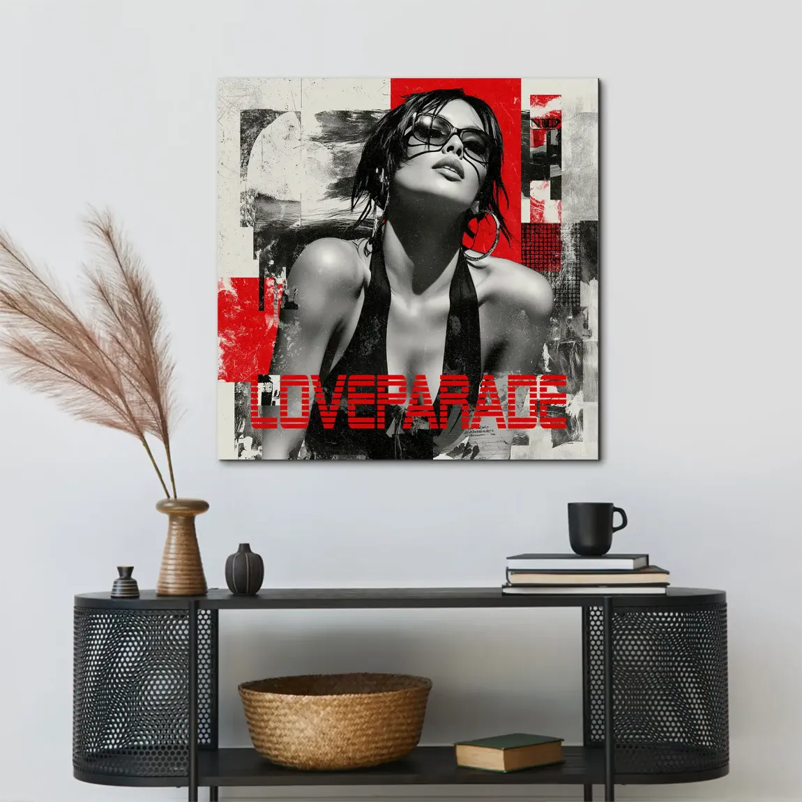 Loveparade Beauty Alu Dibond Bild