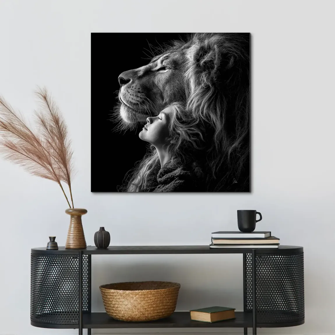Noble Spirit Löwe AluDibond Bild