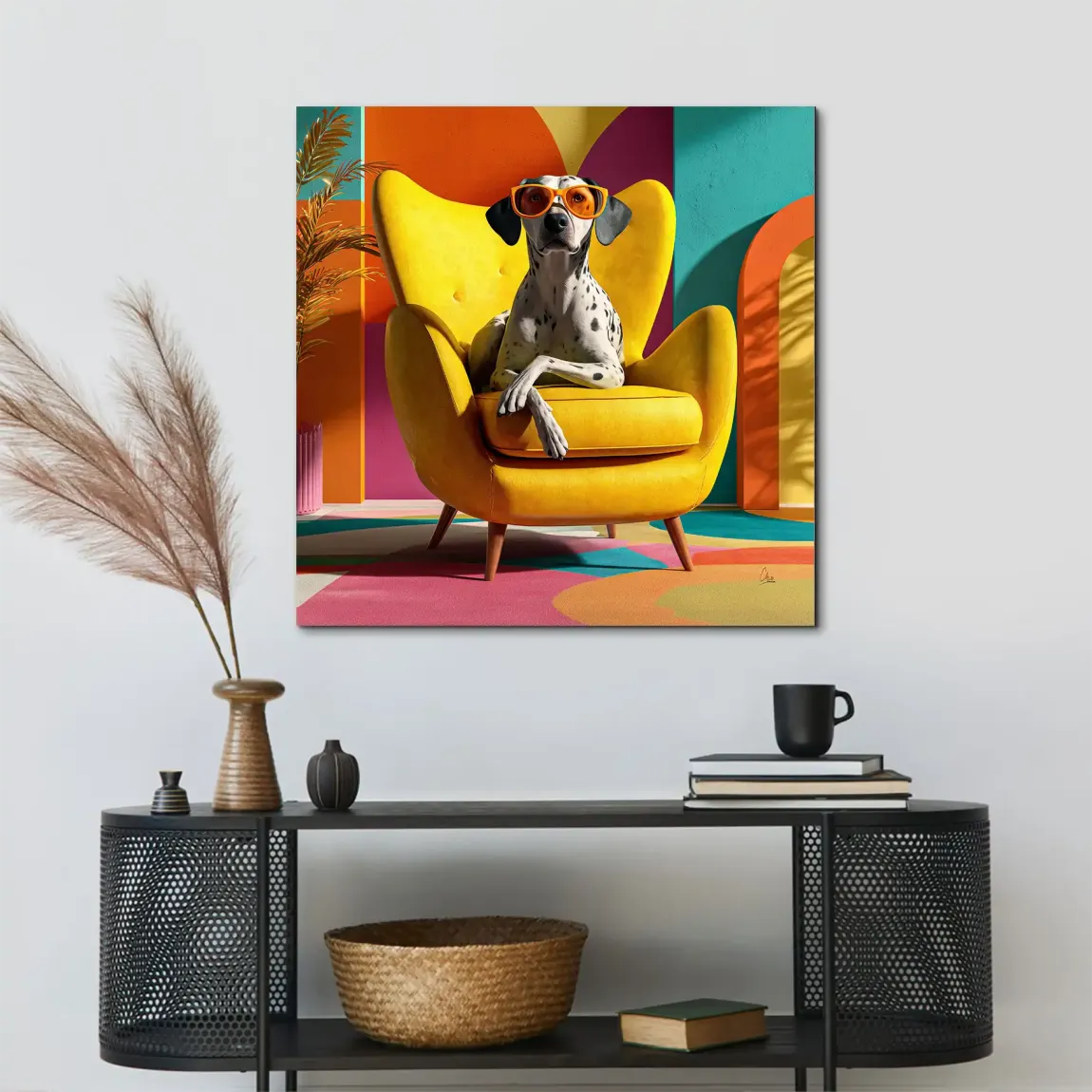 Sunny Seat Alu Dibond Bild