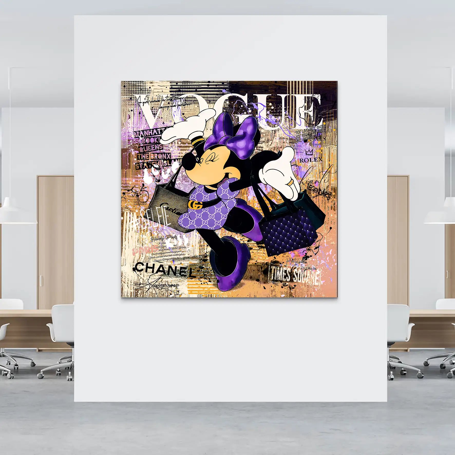 Minnie Vogue AluDibond Bild INGALERIE