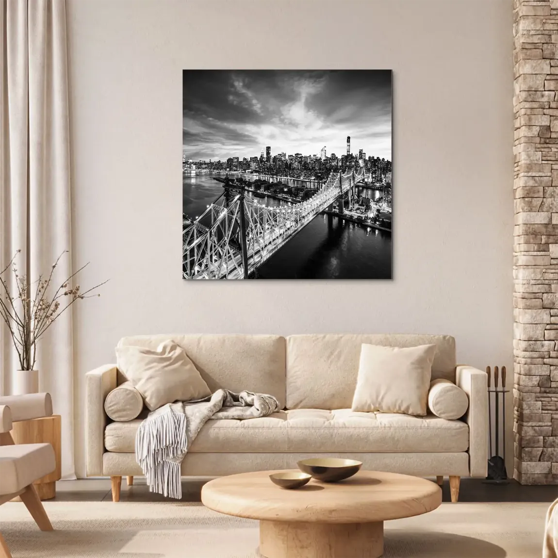 New York Noir Alu Dibond Wandbild