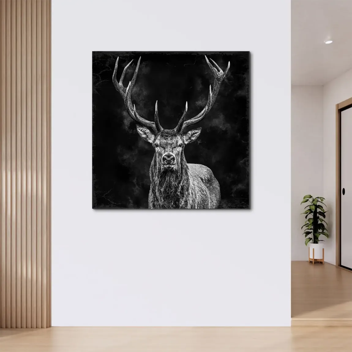 Edler Hirsch Alu Dibond Wandbild